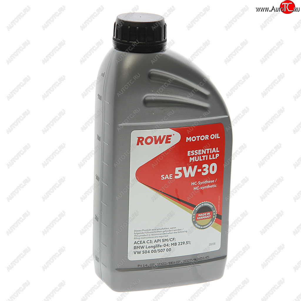 1 929 р. Масло моторное ESSENTIAL MULTI LLP 5W30 синт.1л ROWE ROWE 20238-177-2a  с доставкой в г. Майкоп