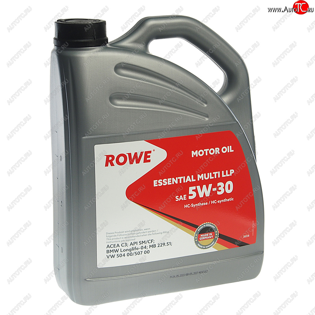 6 899 р. Масло моторное ESSENTIAL MULTI LLP 5W30 синт.4л ROWE ROWE 20238-453-2a  с доставкой в г. Майкоп