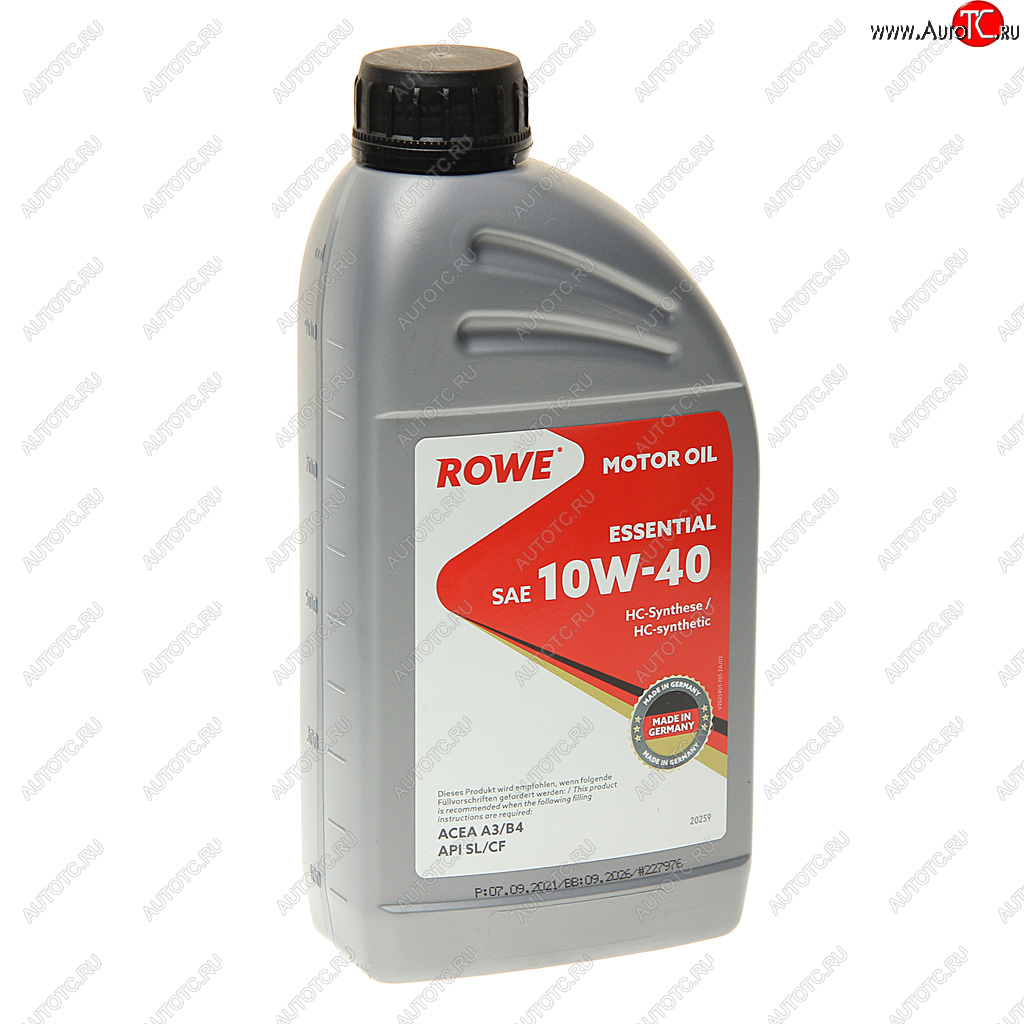 899 р. Масло моторное ESSENTIAL SLCFA3B4 10W40 псинт.1л ROWE ROWE 20259-177-2а  с доставкой в г. Майкоп