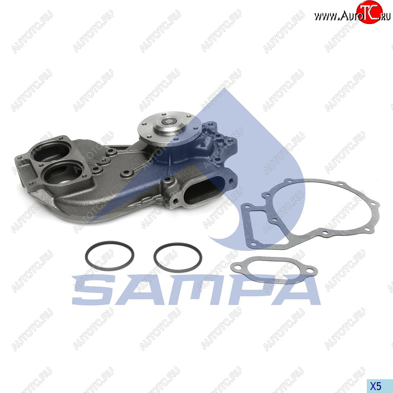 11 999 р. Насос водяной MERCEDES дв.OM501,OM502 SAMPA SAMPA 203.001  с доставкой в г. Майкоп