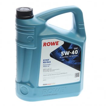 6 999 р. Масло моторное HIGHTEC SYNT RS DLS SN/CF/C2/C3 5W40 синт.5л ROWE ROWE 20307-0050-99 ROWE 20307-0050-99  с доставкой в г. Майкоп. Увеличить фотографию 1