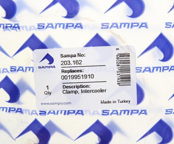 549 р. Хомут MERCEDES патрубка интеркулера SAMPA SAMPA 203.162  с доставкой в г. Майкоп. Увеличить фотографию 2