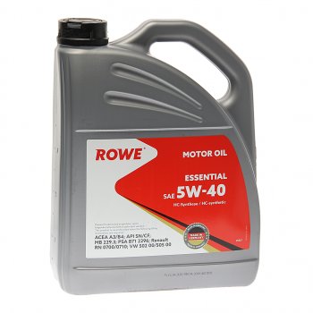 5 449 р. Масло моторное ESSENTIAL SNCFA3B4 5W40 синт.4л ROWE ROWE 20367-453-2a  с доставкой в г. Майкоп. Увеличить фотографию 1