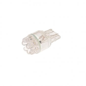 105 р. Лампа светодиодная 24V W21W W3x16d бесцокольная 9 светодиодов Red MEGAPOWER MEGAPOWER-AUTOMOTIVE 20381r-24  с доставкой в г. Майкоп. Увеличить фотографию 2