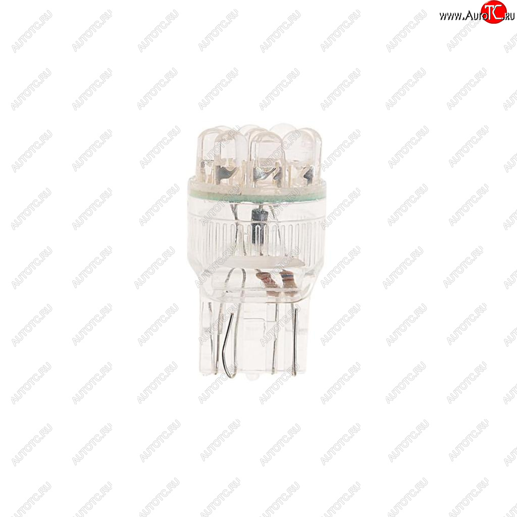 105 р. Лампа светодиодная 24V W21W W3x16d бесцокольная 9 светодиодов Red MEGAPOWER MEGAPOWER-AUTOMOTIVE 20381r-24  с доставкой в г. Майкоп