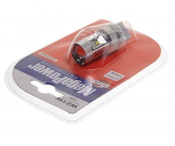 619 р. Лампа светодиодная 12V T20W BA9s 6000K 6 светодиодов блистер (1шт.) MEGAPOWER MEGAPOWER-AUTOMOTIVE 20393swбл  с доставкой в г. Майкоп. Увеличить фотографию 2
