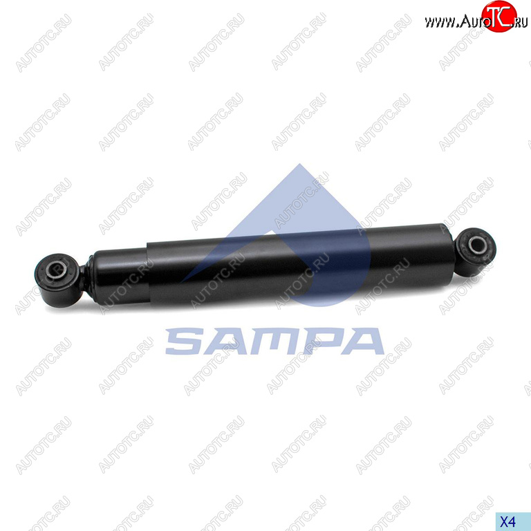 3 389 р. Амортизатор MERCEDES Actros передний (479.5802.5 16х50 16х50 ОО) SAMPA SAMPA 204.181-01  с доставкой в г. Майкоп
