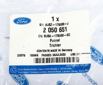 679 р. Воронка FORD горловины заливной бака топливного OE FORD 2050651  с доставкой в г. Майкоп. Увеличить фотографию 4