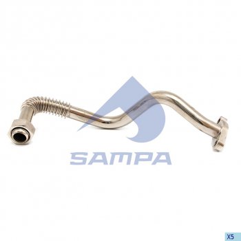5 199 р. Трубка MERCEDES масляная турбокомпрессора обратная SAMPA SAMPA 205.165  с доставкой в г. Майкоп. Увеличить фотографию 1