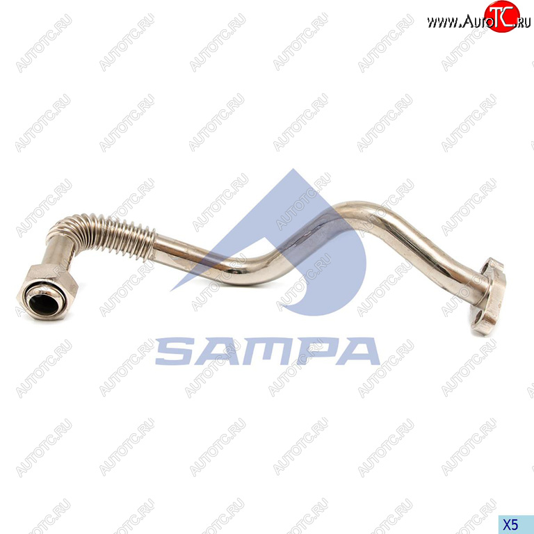 5 199 р. Трубка MERCEDES масляная турбокомпрессора обратная SAMPA SAMPA 205.165  с доставкой в г. Майкоп