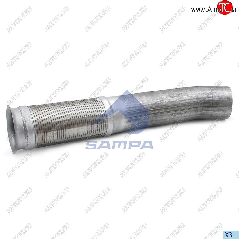 4 189 р. Труба приемная глушителя MERCEDES с гофрой SAMPA SAMPA 205.252  с доставкой в г. Майкоп