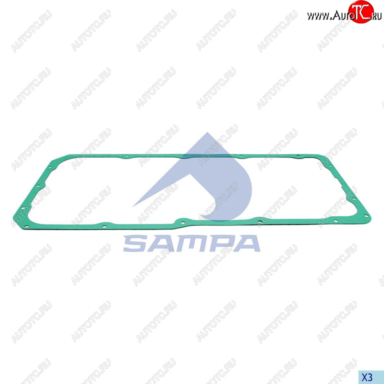 799 р. Прокладка MERCEDES дв.OM402,LA картера масляного SAMPA SAMPA 206.328  с доставкой в г. Майкоп