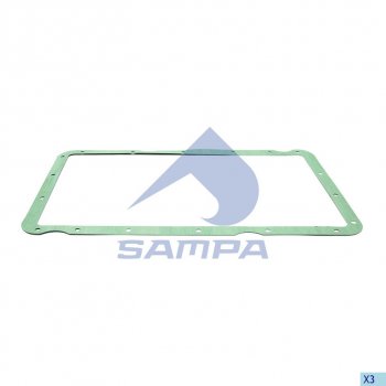 919 р. Прокладка MERCEDES Accelo (03-),Unimog (00-) картера масляного SAMPA SAMPA 208.231  с доставкой в г. Майкоп. Увеличить фотографию 1