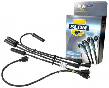 989 р. Провод высоковольтный ВАЗ-2101-2107 комплект силикон SLON SLON 2101-3707080  с доставкой в г. Майкоп. Увеличить фотографию 1