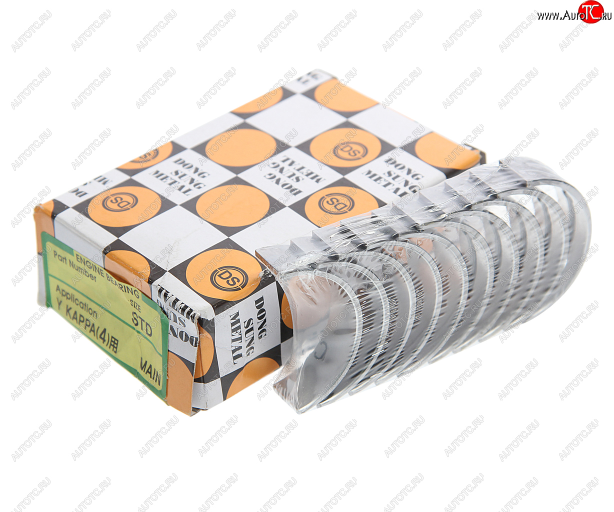 729 р. Вкладыши KIA Rio (11-),Picanto (11-) (1.2) коренные STD комплект (10шт.) DS DS 21020-03140  с доставкой в г. Майкоп