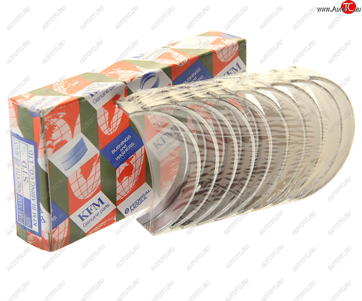 3 499 р. Вкладыши HYUNDAI Santa Fe (10-) (2.2),ix35 (10-) (2.0) (TCI) коренные STD комплект (10шт.) KFM KFM 21020-2f903  с доставкой в г. Майкоп