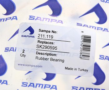 379 р. Втулка JOST JSK36AV опоры седельного устройства SAMPA SAMPA 211.119  с доставкой в г. Майкоп. Увеличить фотографию 3