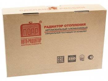 2 799 р. Радиатор отопителя ГАЗ-3221,2217,2705 салона (длинный) алюминиевый ПОАР ПОАР 2112.077  с доставкой в г. Майкоп. Увеличить фотографию 4