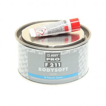 489 р. Шпатлевка полиэфирная SOFT 211 0.38кг BODY BODY 2112300050  с доставкой в г. Майкоп. Увеличить фотографию 1