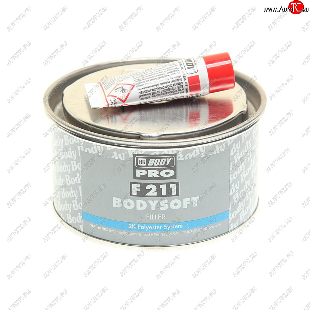 489 р. Шпатлевка полиэфирная SOFT 211 0.38кг BODY BODY 2112300050  с доставкой в г. Майкоп