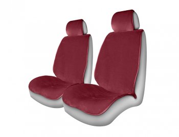 3 199 р. Накидка на сиденье мех искусственный фиолетовая 2шт. Alpaca Front CARFASHION CARFASHION 21217  с доставкой в г. Майкоп. Увеличить фотографию 1