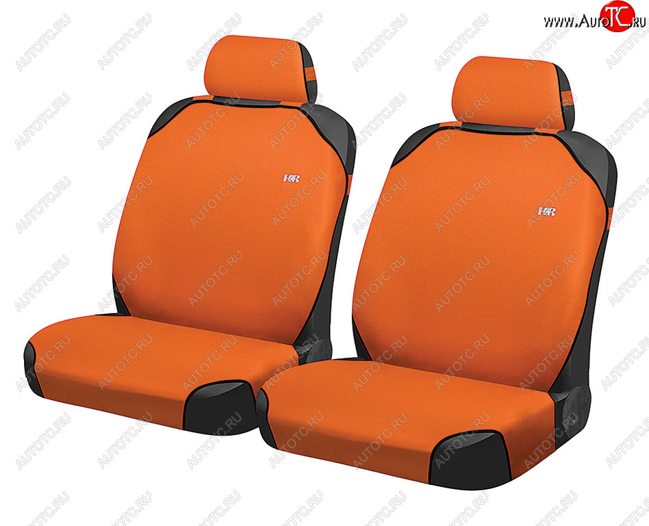 669 р. Универсальные чехлы сидений (майка, 4 предм., полиэстер) Perfect Front CARFASHION Lifan 720 (2013-2025) (оранжевый)  с доставкой в г. Майкоп