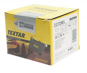 2 299 р. Колодки тормозные задние (4шт.) TEXTAR Honda Accord 6 CF седан дорестайлинг (1997-2000)  с доставкой в г. Майкоп. Увеличить фотографию 2