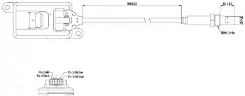 19 999 р. Датчик DAF XF105 катализатора NOX оксида азота в сборе с блоком DINEX DINEX 22032 DINEX 22032  с доставкой в г. Майкоп. Увеличить фотографию 4