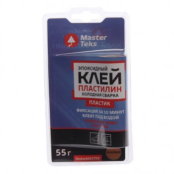 173 р. Сварка холодная для пластика 55г (-60С до +150С) двухкомпонентная MasterTeks HOMEMASTER HOMEMASTER 220387  с доставкой в г. Майкоп. Увеличить фотографию 1
