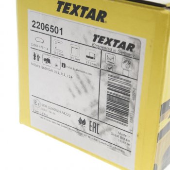 3 899 р. Колодки тормозные передние (4шт.) TEXTAR Nissan X-trail 3 T32 дорестайлинг (2013-2018)  с доставкой в г. Майкоп. Увеличить фотографию 4