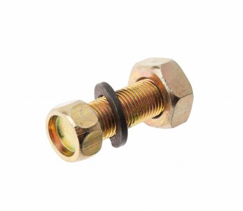 75 р. Болт М10х1.0х25 ГАЗ-3110,3302,2217,УАЗ карданный с гайкой (4шт.) в сборе (ОАО ГАЗ) ГАЗ 2217-2200800  с доставкой в г. Майкоп. Увеличить фотографию 1