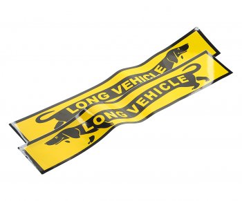 233 р. Наклейка-знак виниловая вырезанная Long Vehicle такса 17х70см полноцветная AUTOSTICKERS AUTOSTICKERS 22192  с доставкой в г. Майкоп. Увеличить фотографию 1