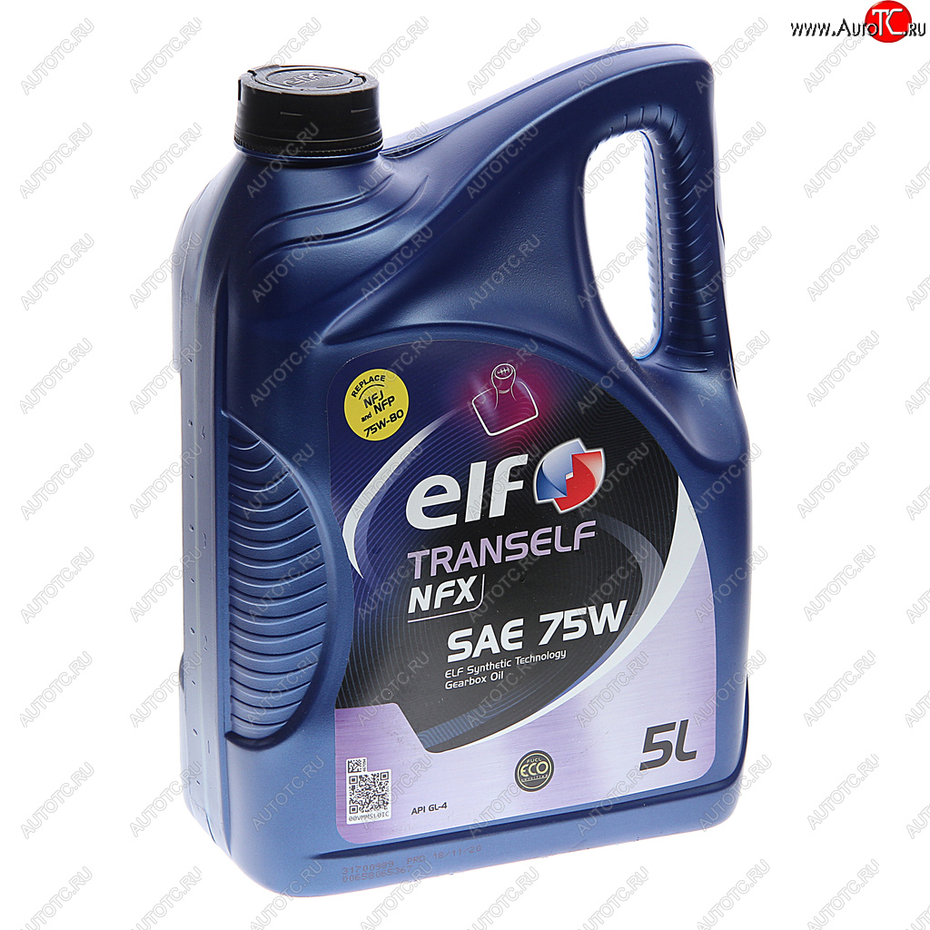 6 749 р. Масло трансмиссионное TRANSELF NFX 75W синт.GL-4 5л ELF ELF 223530  с доставкой в г. Майкоп