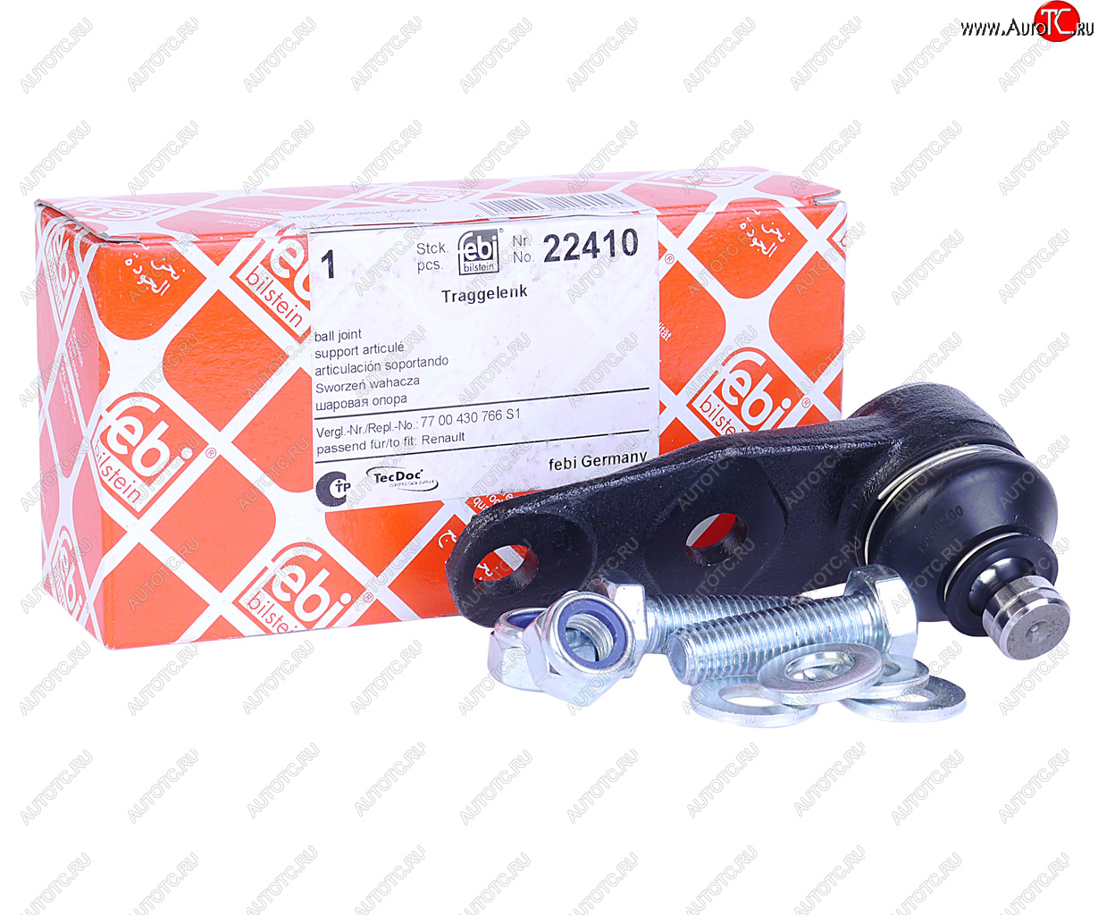 1 659 р. Опора шаровая рычага передняя левая правая FEBI Renault Scenic 1 (1996-2003)  с доставкой в г. Майкоп