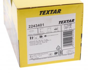3 889 р. Колодки тормозные задние (4шт.) TEXTAR Toyota Camry XV70 дорестайлинг (2017-2021)  с доставкой в г. Майкоп. Увеличить фотографию 4