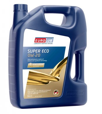 10 249 р. Масло моторное SUPER ECO SP 0W20 синт.5л EUROLUB EUROLUB 226005  с доставкой в г. Майкоп. Увеличить фотографию 1