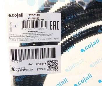 2 499 р. Датчик АБС MAN MERCEDES Actros прямой (L=3000) COJALI COJALI 2260149  с доставкой в г. Майкоп. Увеличить фотографию 2