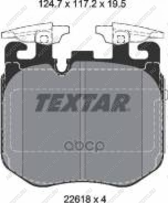 19 749 р. Колодки тормозные передние (4шт.) TEXTAR BMW X5 G05 (2018-2022)  с доставкой в г. Майкоп
