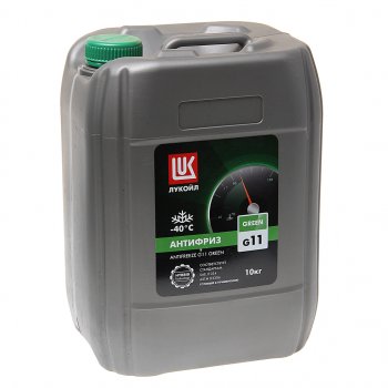 2 299 р. Антифриз зеленый -40C 10кг G11 Green ЛУКОЙЛ LUKOIL 227384  с доставкой в г. Майкоп. Увеличить фотографию 1
