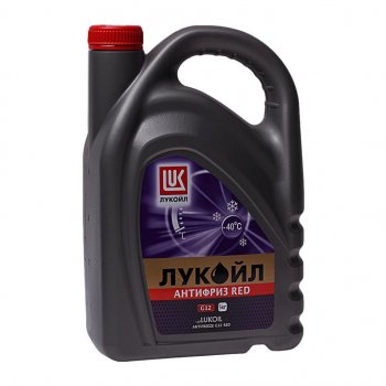 1 349 р. Антифриз красный -40C 5кг G12 Red ЛУКОЙЛ LUKOIL 227391  с доставкой в г. Майкоп. Увеличить фотографию 1