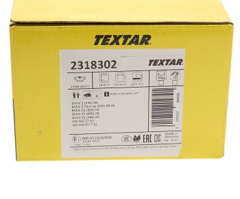 4 699 р. Колодки тормозные передние (4шт.) TEXTAR BMW 3 серия E46 седан дорестайлинг (1998-2001)  с доставкой в г. Майкоп. Увеличить фотографию 3