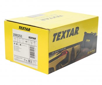 5 749 р. Колодки тормозные передние (4шт.) TEXTAR BMW 5 серия E60 седан дорестайлинг (2003-2007)  с доставкой в г. Майкоп. Увеличить фотографию 2