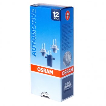 131 р. Лампа 12V 2W BAX8.4d зеленый патрон OSRAM OSRAM 2352mfx6  с доставкой в г. Майкоп. Увеличить фотографию 1