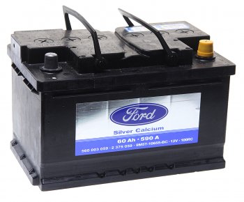 9 199 р. Аккумулятор FORD 60Ач OE FORD 2375059  с доставкой в г. Майкоп. Увеличить фотографию 1