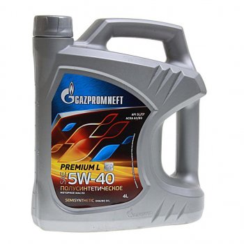 1 749 р. Масло моторное Premium L SLCF 5W40 псинт.4л GAZPROMNEFT GAZPROMNEFT 2389900122  с доставкой в г. Майкоп. Увеличить фотографию 1