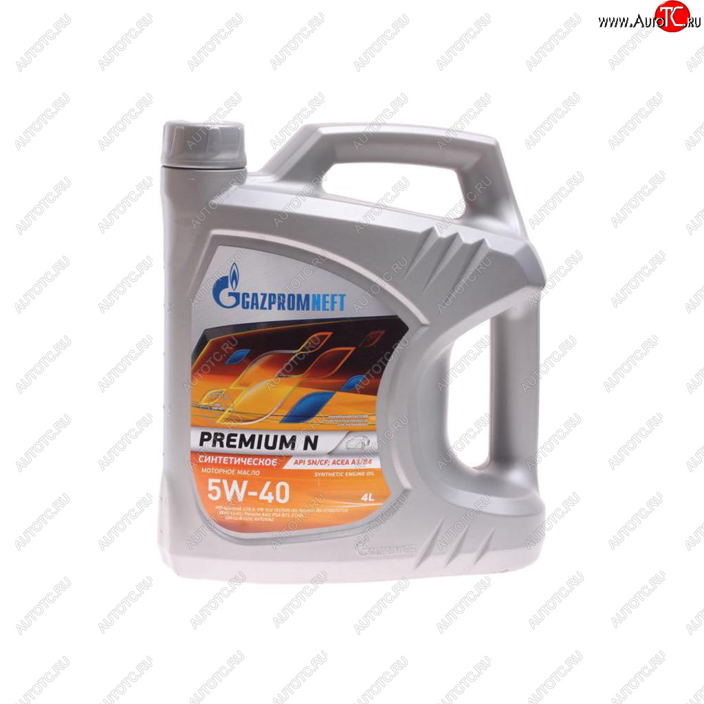 2 399 р. Масло моторное Premium N SNCFA3B4 5W40 синт.4л GAZPROMNEFT GAZPROMNEFT 2389900144  с доставкой в г. Майкоп