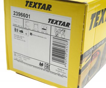 3 699 р. Колодки тормозные передние (4шт.) TEXTAR KIA Ceed 1 ED дорестайлинг, хэтчбэк 5 дв. (2006-2010)  с доставкой в г. Майкоп. Увеличить фотографию 3