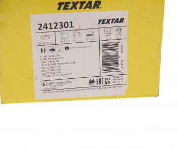 5 699 р. Колодки тормозные передние (4шт.) TEXTAR Ford S-Max 1 рестайлинг (2010-2015)  с доставкой в г. Майкоп. Увеличить фотографию 4