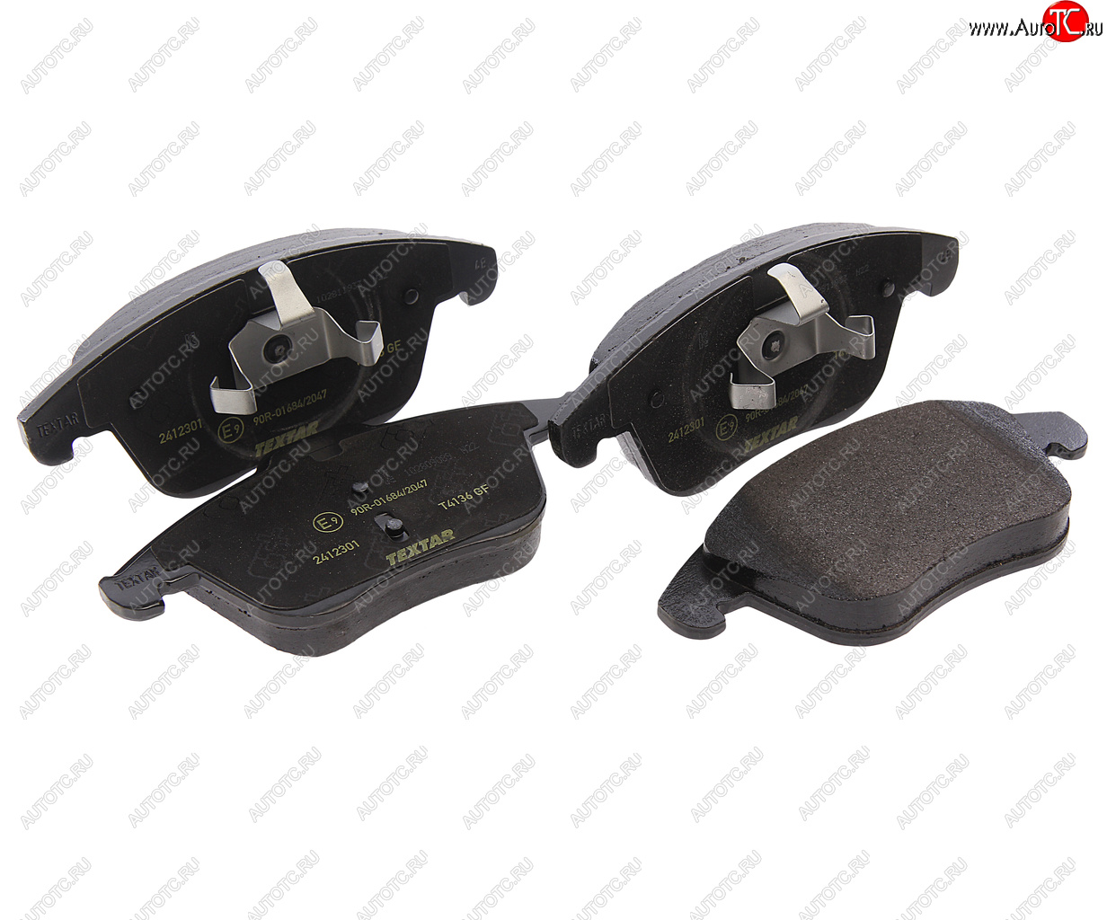 5 699 р. Колодки тормозные передние (4шт.) TEXTAR Ford S-Max 1 рестайлинг (2010-2015)  с доставкой в г. Майкоп