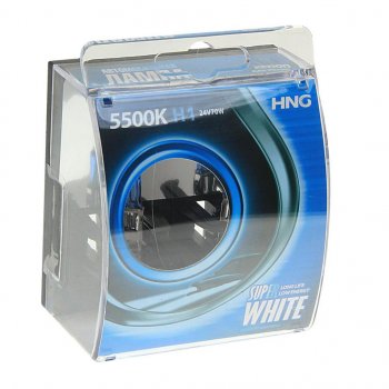 255 р. Лампа 24V H1 70W P14.5s 5500К бокс (2шт.) Super White HNG HNG 24170sw2  с доставкой в г. Майкоп. Увеличить фотографию 1